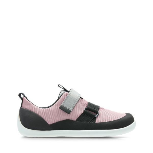 Clarks Boys Play Pioneer Casual Shoes Pink | CA-7864953